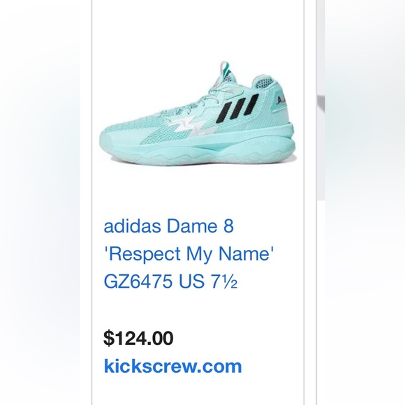 Adidas woman’s Damian lillard “respect my name” basketball shoes - Picture 2 of 6